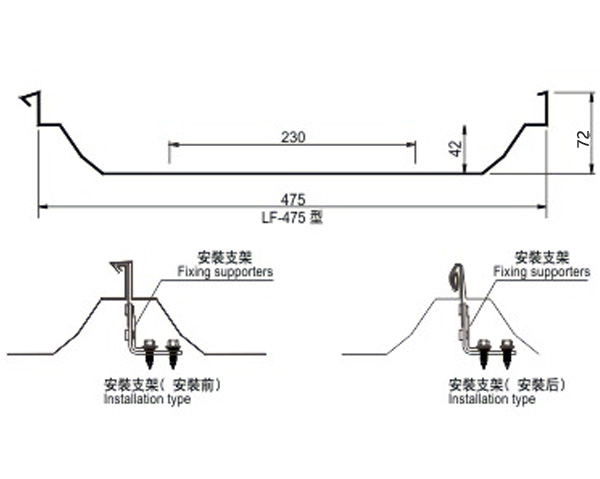 暗扣瓦(475型)